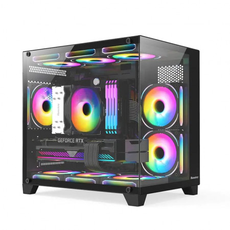 Корпус Huntkey S920 Storm RGB (S920 Storm B ARGB) черный
