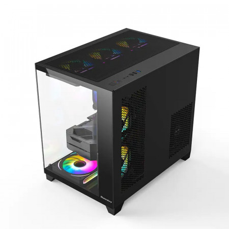 Корпус Huntkey S920 Storm RGB (S920 Storm B ARGB) черный