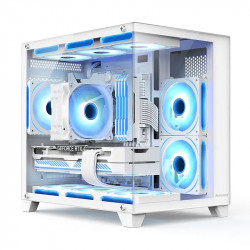 Корпус Huntkey S920 Storm RGB (S920 Storm W ARGB) белый