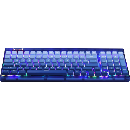 Клавиатура проводная + беспроводная Redragon Garen Pro (71745) синий