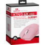 Мышь беспроводная + проводная Redragon K1NG 4K PRO (72213) розовый
