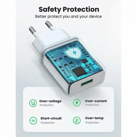 Сетевое зарядное устройство Ugreen CD122 (10133) белый