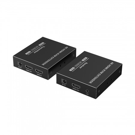 Удлинитель HDMI + KVM (POC) Lenkeng (LKV565KVM-P) 60м черный