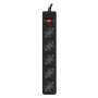 Сетевой фильтр SVEN SF-05E (SV-021559) черный 1.8 м