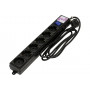 Сетевой фильтр Power Cube SPG6-B1,9M черный 1.9 м