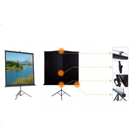 113" Экран для проектора Mr.Pixel 80" X 80" (2,03 X 2,03) (MSPSDB112V2) белый