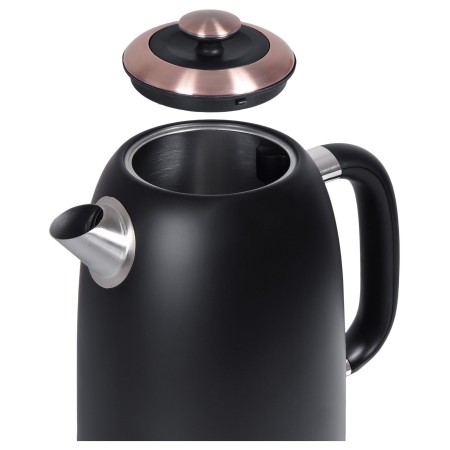 Электрический чайник Hyundai HYK-S4501 черный/бронзовый