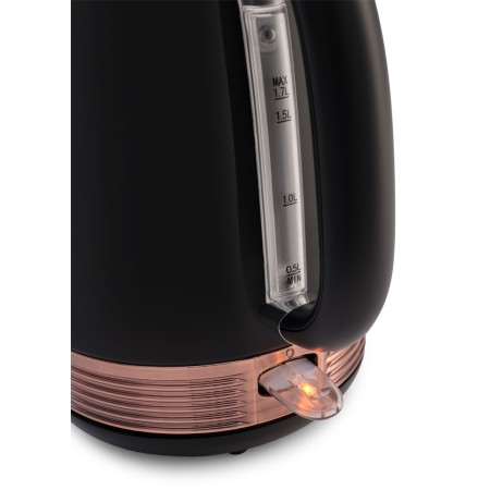 Электрический чайник Hyundai HYK-S4501 черный/бронзовый