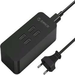 Сетевое зарядное устройство ORICO (DCV-4U-EU-BK)