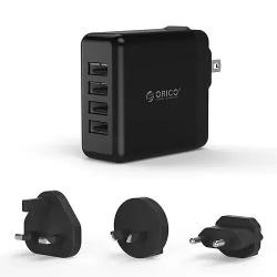 Сетевое зарядное устройство ORICO DSP-4U-SG-BK-PRO (DSP-4U-SG-BK-PRO) черный
