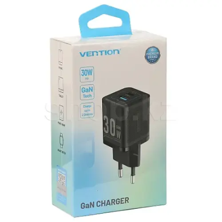 Сетевое зарядное устройство Vention FEQB0-EU (FEQB0-EU) черный