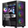 Корпус SEGOTEP Memphis-Flow Glass (Memphis-Flow Glass white) черный