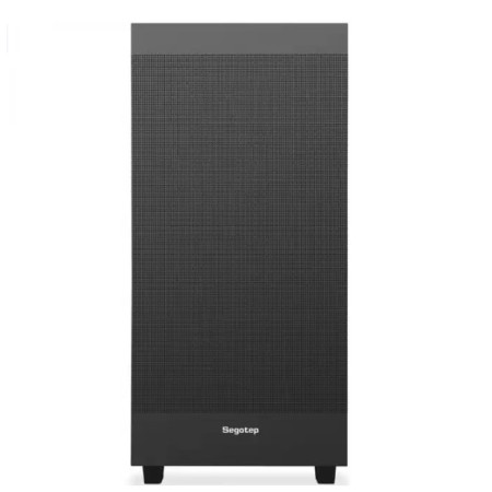 Корпус SEGOTEP Memphis-Flow Glass (Memphis-Flow Glass white) черный