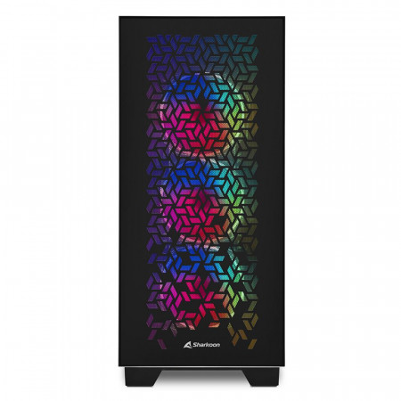 Корпус Sharkoon Elite Shark CA300H RGB (ELITE-SHARK-CA300HB) черный