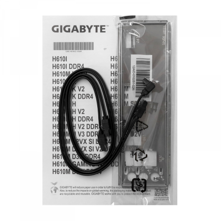 Материнская плата Gigabyte H610M D3W DDR4 черный