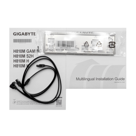 Материнская плата Gigabyte H810M H (REV1.0) черный