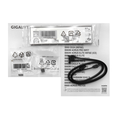 Материнская плата Gigabyte B860M DS3H черный