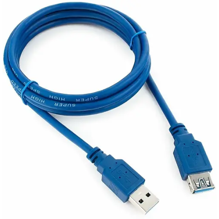 Кабель USB3.0 Cablexpert CCP-USB3-AMAF-6 1.8м синий