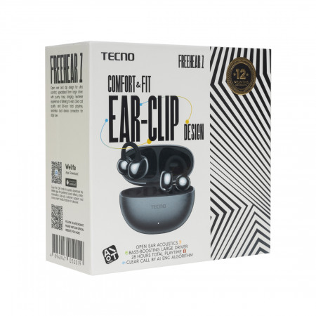Наушники TECNO FreeHear 1 (OW01) серый