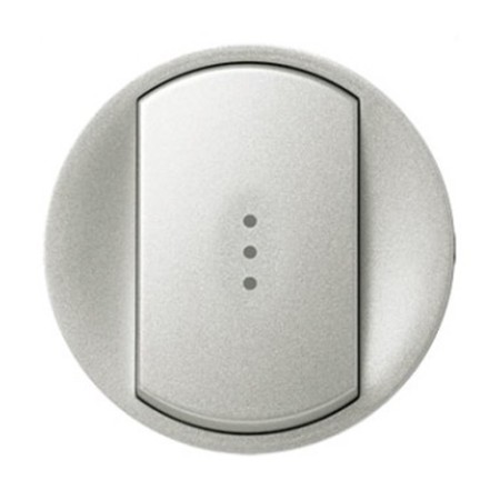 Выключатель лицевая панель с индикацией Legrand Celiane 068303 1 клавишный титановый