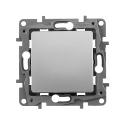 Выключатель Legrand ETIKA 672401 1 клавишный алюминевый