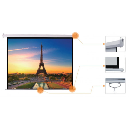 120" Экран для проектора Mr.Pixel 72" X 96" (1.83 X 2,44) (MSPSBC120V2) белый