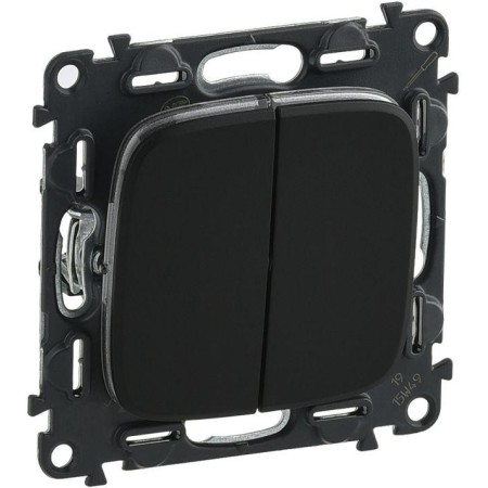 Выключатель Legrand Valena Allure 752915 2х клавишный антрацит