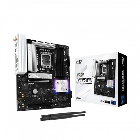 Материнская плата ASRock B860 PRO RS WIFI черный