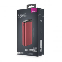 Портативный аккумулятор Olmio QL-10 (43984) красный