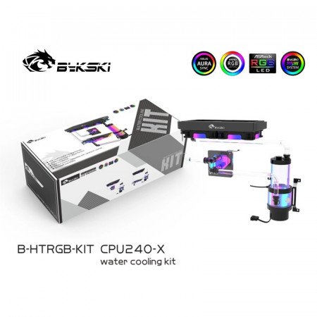 Система водяного охлаждения Bykski B-HTRGB-KIT CPU240-X черный