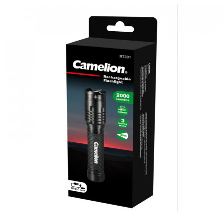 Фонарь Camelion RT301-CBH (RT301-TB) черный
