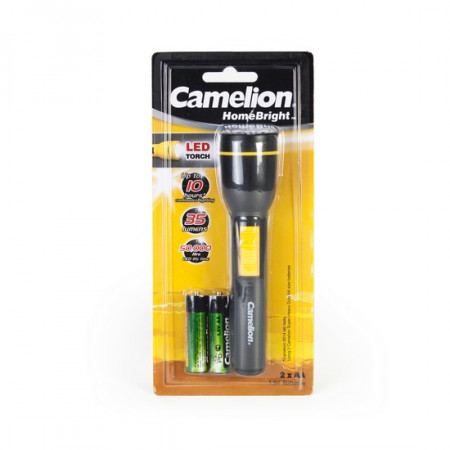Фонарь Camelion FL1L2AA-2R6P черный