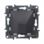 Вывод кабеля Legrand Niloe Step (863529) с фиксатором IP21 Чёрный