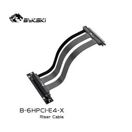 Кабель PCI Bykski B-6HPCI-E4-X 0.2м черный