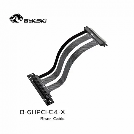 Кабель PCI Bykski B-6HPCI-E4-X 0.2м черный