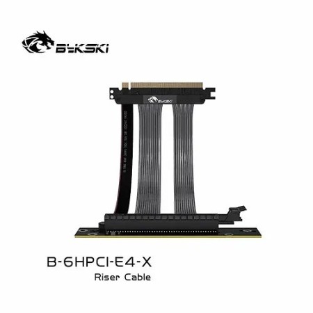 Кабель PCI Bykski B-6HPCI-E4-X 0.2м черный