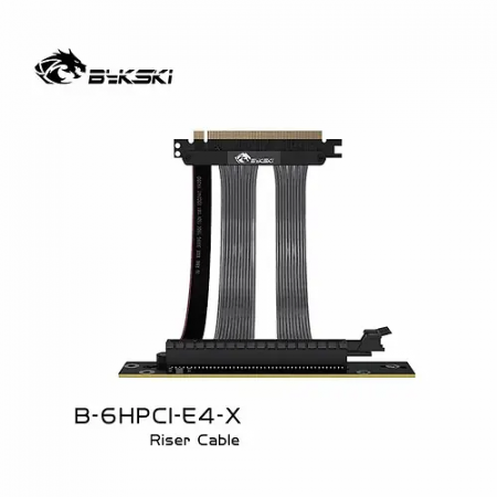 Кабель PCI Bykski B-6HPCI-E4-X 0.2м черный