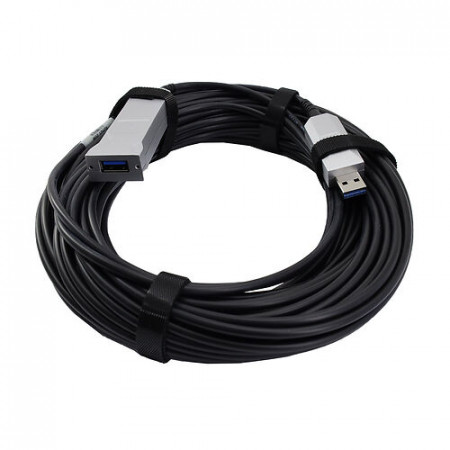 Кабель USB 3.0 - USB 3.0F Vinteo VC-42 HyBrid Optical (VC-42) 20м черный