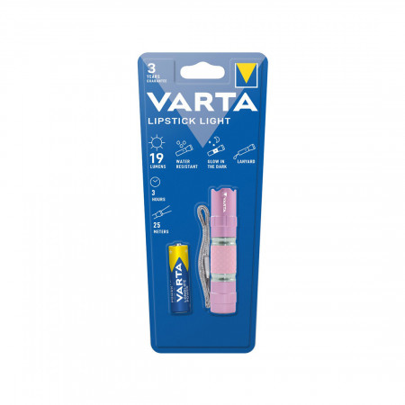 Фонарь VARTA LED Lipstick Light (16617) розовый