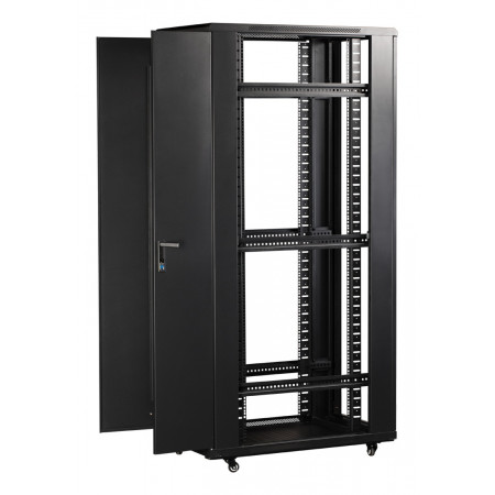 19"Шкаф Lanmaster Business (TWT-CBB-42U-8x10-G1) черный 42U 800*1000 мм