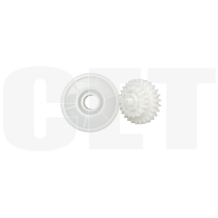 Шестерня привода фьюзера 27T/18T RU5-0177 для HP LaserJet 1010/1012/1015, CANON LBP2900/3000 (CET) DGP0622 белый