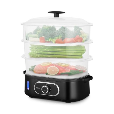 Пароварка Kitfort КТ-6301 черный