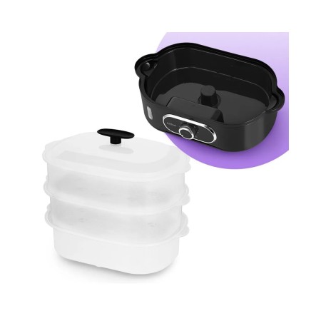 Пароварка Kitfort КТ-6301 черный