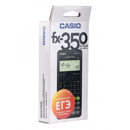 Калькулятор инженерный CASIO FX-350ESPLUS-2WETD черный