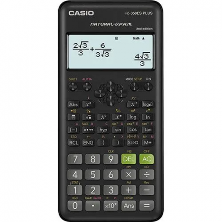 Калькулятор инженерный CASIO FX-350ESPLUS-2WETD черный