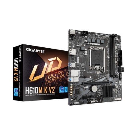 Материнская плата Gigabyte H610M K V2 черный