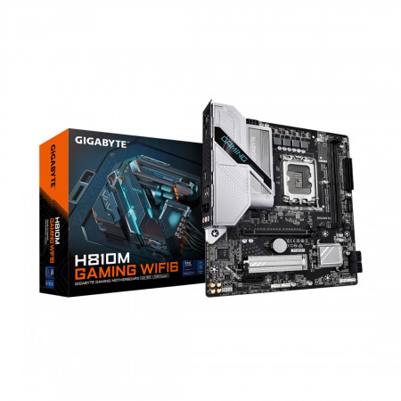 Материнская плата Gigabyte H810M GAMING WIFI6 черный