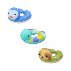 Круг Bestway Floating Friends 36405 голубой/зеленый/бирюзовый
