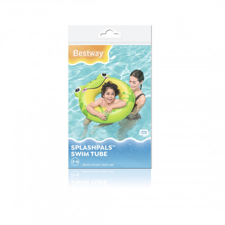 Круг Bestway SplashPals 36351 белый/зеленый