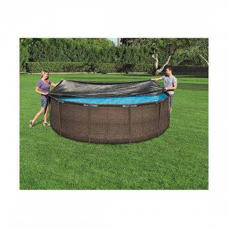 Тент Bestway 58037 366х366 см черный